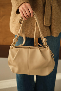 Pile Detay Omuz Çanta Vizon