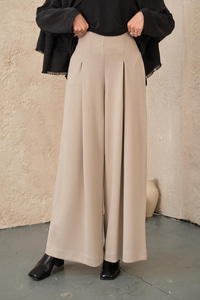 Pile Detay Pantolon Taş