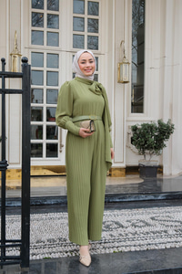 Pile Detay Tulum Su Yeşil