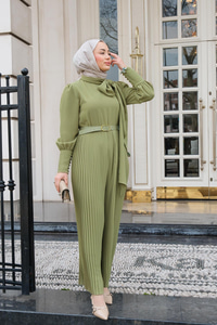 Pile Detay Tulum Su Yeşil