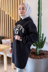 Uygun Fiyatlı PLAYOFFS 87 BASKILI SWEAT SIYAH | Loccomoda.com 