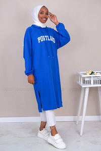 Uygun Fiyatlı PORTLAND BASKILI SWEAT MAVI | Loccomoda.com 