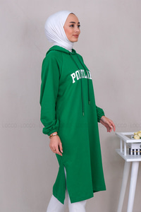 Uygun Fiyatlı PORTLAND BASKILI SWEAT YESIL | Loccomoda.com 