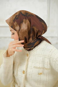 Prizma Soft Şal Kahverengi