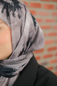 Prizma Soft Şal Siyah