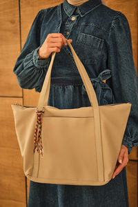 Püskül Detay Çanta Bej