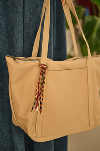 Püskül Detay Çanta Bej