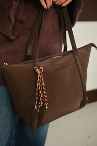 Püskül Detay Çanta Kahverengi