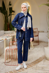 Richard Bel Bağlamalı Takım Koyu Mavi