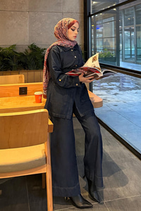 Rins Yıkama İkili Takım Koyu Mavi