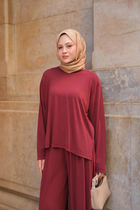 Rise Jarse Dökümlü Takım Bordo