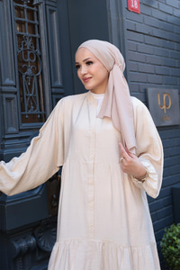 Rİta Kraş Elbise Krem