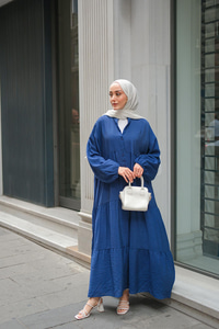 Rita Kraş Elbise Lacivert