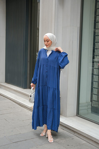 Rita Kraş Elbise Lacivert