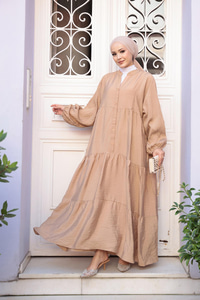 Rİta Kraş Elbise Vizon