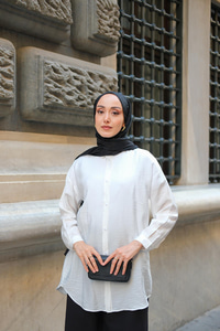 Rita Kraş Gömlek Beyaz