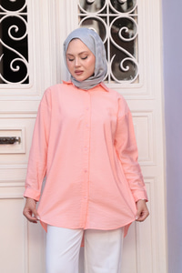 Rita Kraş Gömlek Somon