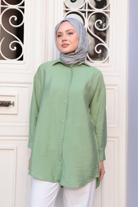 Rita Kraş Gömlek Yeşil