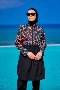 Rivamera Tesettür Mayo Siyah