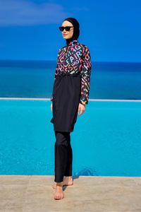 Rivamera Tesettür Mayo Siyah