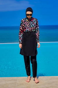 Rivamera Tesettür Mayo Siyah