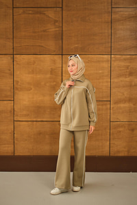 Robası Biyeli Takım Fıstık Yeşil