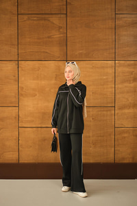 Robası Biyeli Takım Siyah