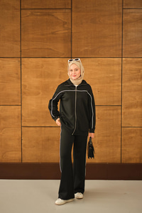 Robası Biyeli Takım Siyah