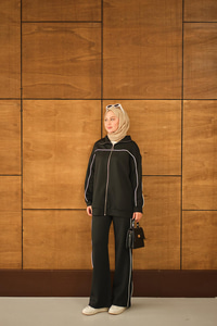 Robası Biyeli Takım Siyah