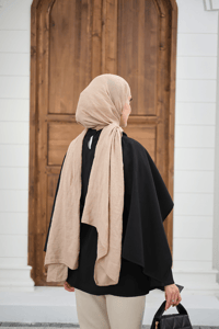 Şal Detay Bel Bağlamalı Bluz Siyah