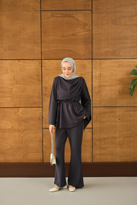 Şal Detay Takım Füme