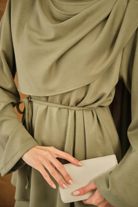 Şal Detay Takım Yeşil