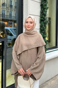 Şal Detaylı Kazak Vizon