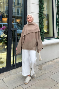 Şal Detaylı Kazak Vizon