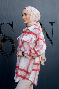 Uygun Fiyatlı SALAS CEPLI GOMLEK KIRMIZI | Loccomoda.com 