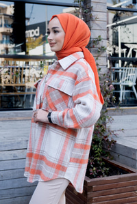 Uygun Fiyatlı SALAS CEPLI GOMLEK TURUNCU | Loccomoda.com 