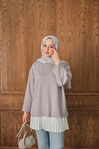 Salaş Düz Body Gri