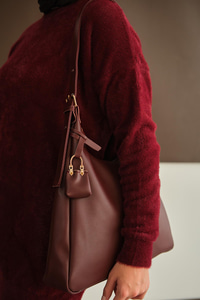 Salaş Omuz Çanta Bordo