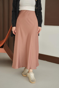 Saten Etek Açık Vizon