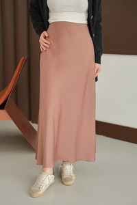 Saten Etek Açık Vizon