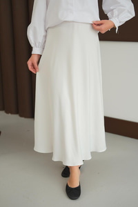 Saten Etek Beyaz