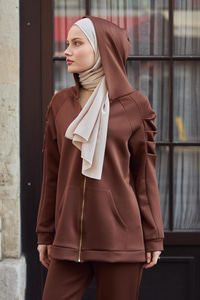 Scuba Kolu İpli Takım  Kahverengi