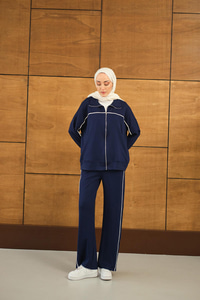 Şerit Detay Takım Lacivert