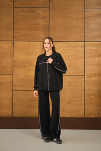 Şerit Detay Takım Siyah