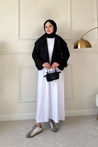 Sıfır Kol Elbise İçlik Ekru