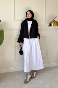 Sıfır Kol Elbise İçlik Ekru