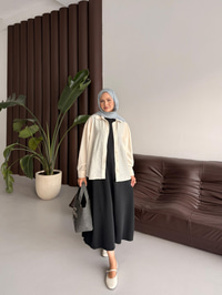 Sıfır Kol Elbise Lacivert