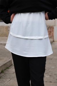 Sıfır Kol İçlik Beyaz