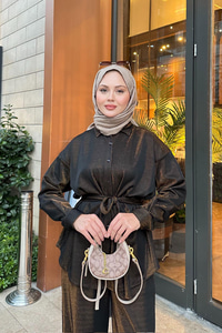 Sim Detay Bel Bağlamalı Takım Bakır