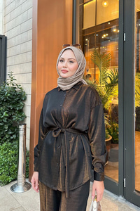 Sim Detay Bel Bağlamalı Takım Bakır